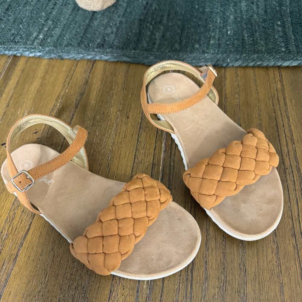 Cat and Jack braided tan sandals